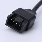 Full Speed 12V/5V Voltage Step-Up USB to 4Pin PC Fan Sleeved Power Adapter Cable Usb A Male/Small 4pin 30/50/100CM