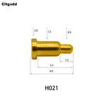5pcs Pogo Pin Connector Pogopin Battery Spring Loaded Contact SMD Needle PCB 2 3 4 5 6 7 8 9 10 12 14 MM Test Probe H021 - H040