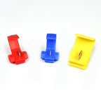50/20/10PCS Red Electrical Cable Connectors Fast Quick Splice Lock Wire Terminals Crimp 22-16 18-14 12-10AWG Wire Connector