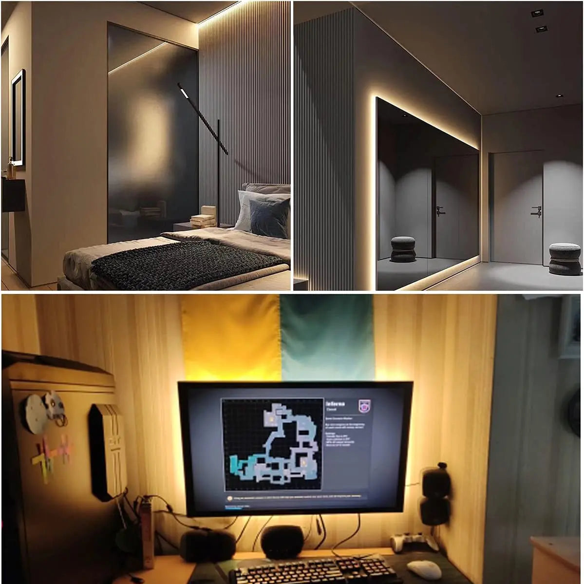 Dimmable 5V LED Strip Lights SMD2835 3528 60Leds/m Waterproof Ribbon Lights TV Backlight USB/Battery Powered Stripe Room Decor