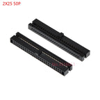 5/10pcs 1.27mm Pitch Fc-6/8/10/16/20/40 Pin Female Header Idc Socket Connector For 0.635mm Flat Ribbon Cable Wire 6p 10p 20p 40p