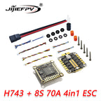 JIJIEFPV H743 Flight Controller H7 FC H743 Stack 8S 55A 60A 70A 4in1 ESC For 5inch DJI RC FPV Freestyle Drone DIY Parts