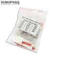 1/2w 0.5W regulator 3.3V-24V 14values*10PCS=140PCS Zener Diode Assorted Assortment Set New electronic diy kit 4V7 5V1 8V2 15V