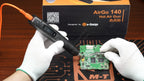 MINIWARE AirGo 140 Portable Hot Air Soldering Station 140W PD3.1 USB C BGA Desoldering Rework Tool Digital Temp Cable Box