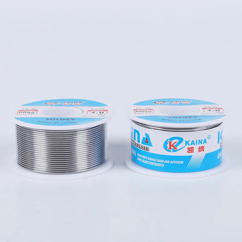 50G/100G CF-10 60/40 Solder Wire Tin 0.5/0.6/0.8/1.0/1.2/1.5/2.0mm Roll Clean Rosin Welding Core Soldering Wire Flux Reel Tube