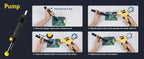 Toolour Solder Sucker Desoldering Vacuum Pump Solder Removal Tool Soldering Iron Auxiliary Tool Welding Accessories