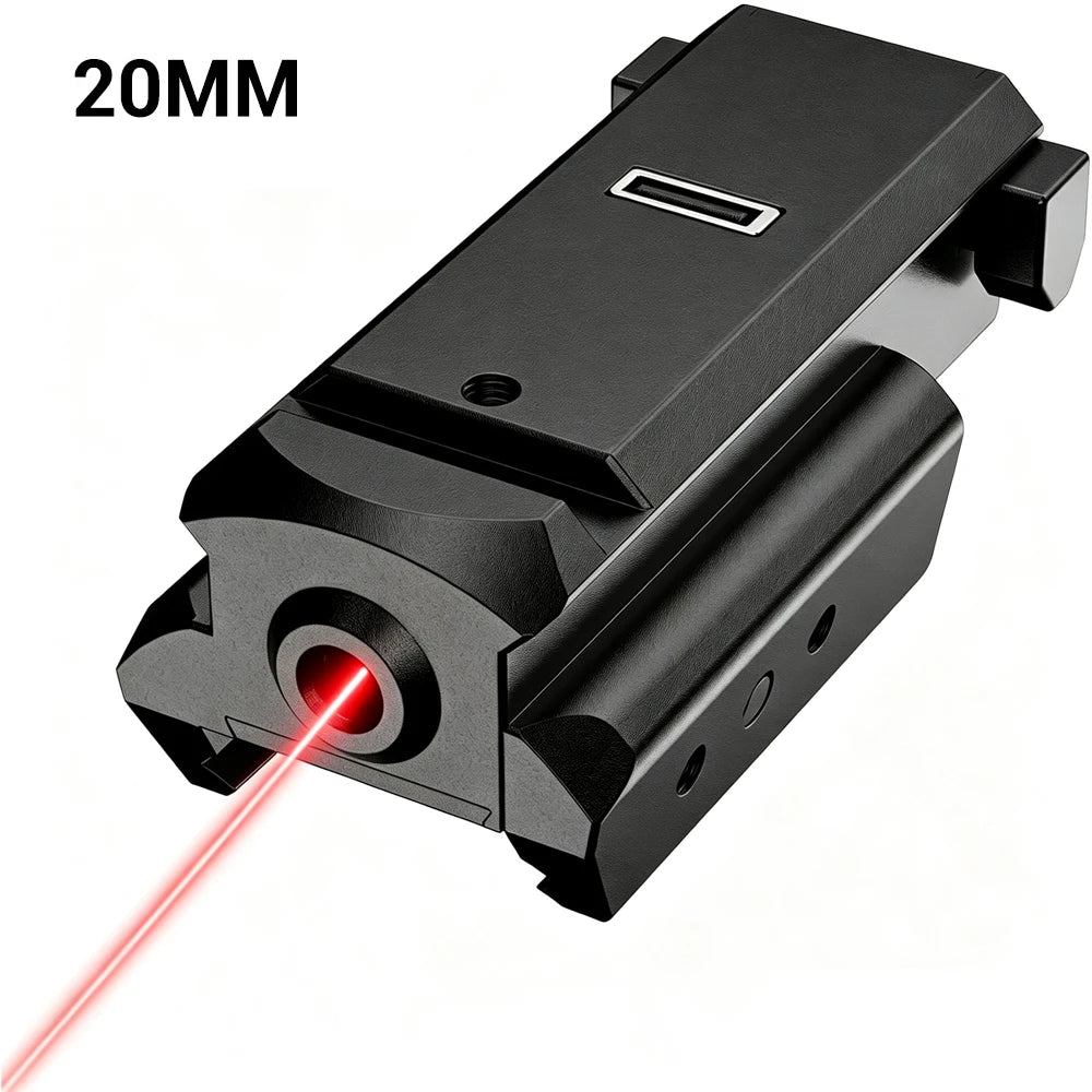 Rechargeable Blue/Green/Red Laser Sight fit 20mm/11mm for Picatinny Weaver Rail for Pistol Glock Rifle Laser Sight