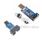 1PCS /5pcs USBASP USBISP AVR Programmer USB ISP USB ASP ATMEGA8 ATMEGA128 Support Win7 64 skt500