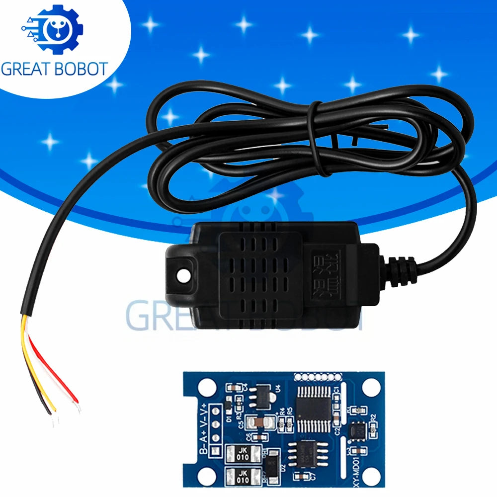 SHT20 RS485 Modbus RTU Temperature Humidity Sensor Transmitter for PLC