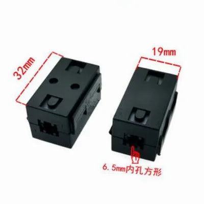 5MM 6.5MM 8MM 10MM 13MM 15MM Inner Bore EMI Filter Ferrite Bead Clip Cable Wire Noise Cancel Ferrite Ring Black/Grey