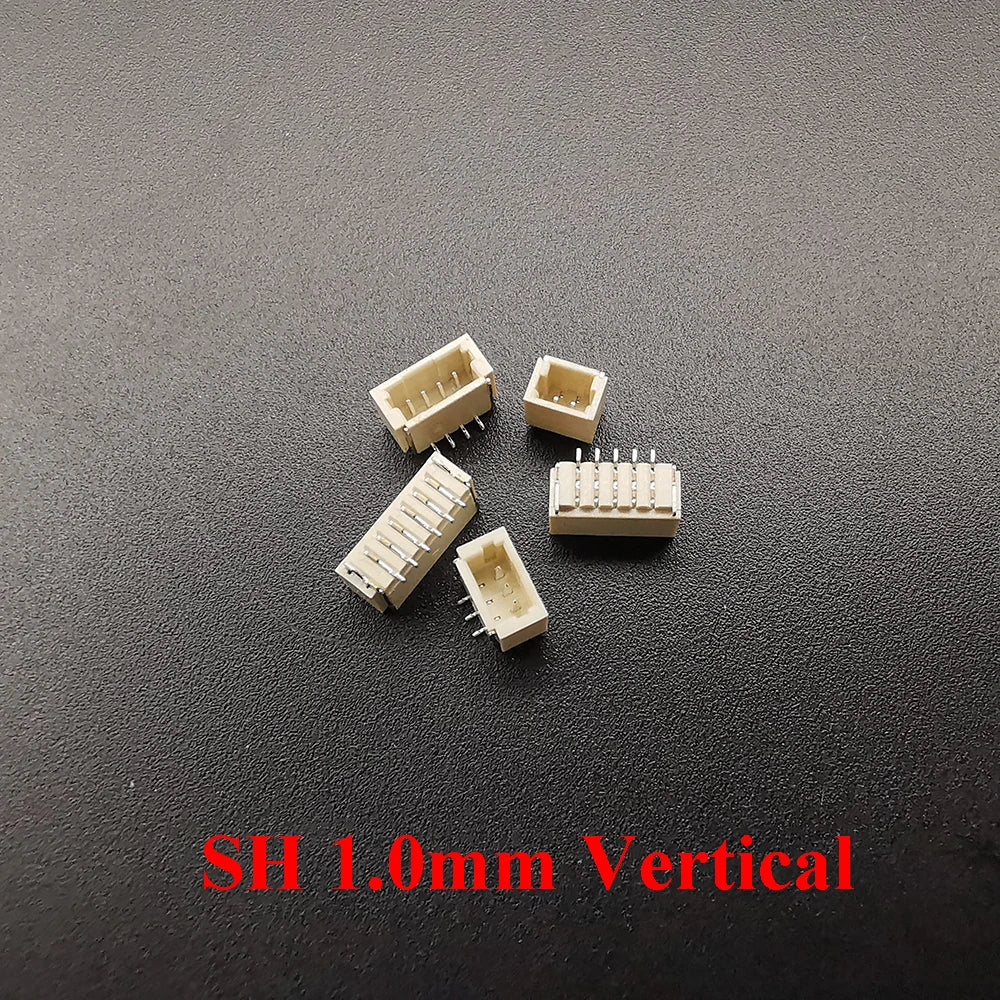 10Pcs SH 1.0mm/JST 1.25mm/ZH 1.5mm/PH 2.0mm/XH2.54mm 2P 3P 4P 5P 6P Horizontal Vertical Male Socket Housing Pin Header Connector