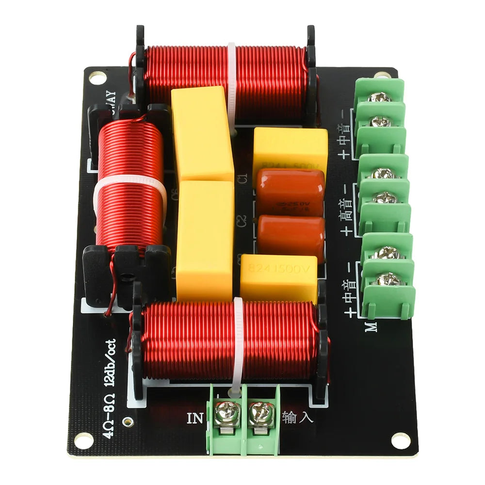 3-Way 200W 5500Hz / 5300Hz 3 Unit Home Theater High Power Audio Crossover Filters Professional Speaker Frequency Divider