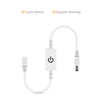 DC 12V-24V 4A Touch Sensor Light Dimmer Switch Controller Brightness Stepless Dimmable Touch Dimmer For LED Strip Light