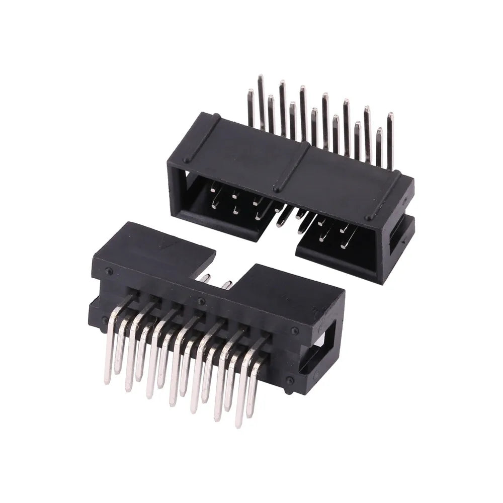 FC 6/8/10/12/14/16/18/20/24/26/30/34/40/50/60/64Pin 2.54mm Pitch Female IDC Socket Connector Ribbon Cable DC3 Header Male Socket