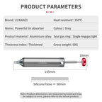 LUXIANZI Powerful Desoldering Pump Aluminum Suction Tin Gun Vacuum Soldering Iron Desolder Solder Sucker Pen Removal Hand Tools