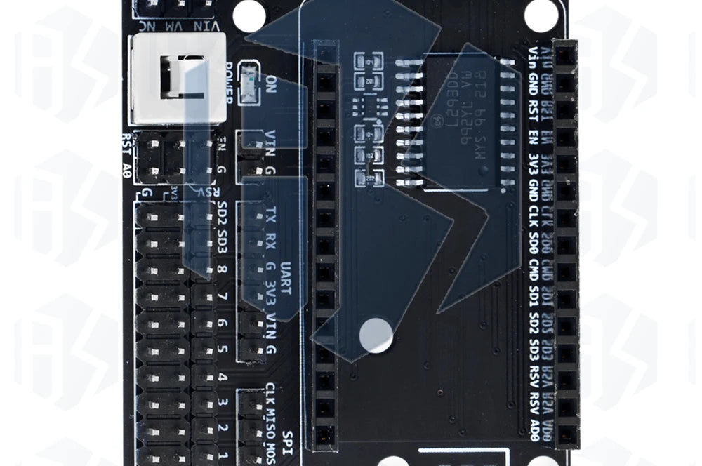 1PCS NodeMCU Motor Shield Board L293D for ESP-12E from ESP8266 esp 12E kit diy rc toy wifi rc smart car remote contro