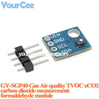 10pcs/1pc SGP30 SGP40 SGP41 Gas Air Quality Sensor Module TVOC ECO2 Carbon Dioxide Measurement Formaldehyde Air Detector