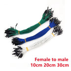 100pcs Breadboard 2.54mm dupont Du Bang Cable For Arduino Line Male Female 1P Connector DIY Electronic 26AWG Jumper Wire Cable
