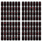 Red Led Light Rocker Switch 12V/24V SPST DPDT Toggle Switch ON OFF/ ON OFF ON Backlight Latching / Momentary Dash Panel Control