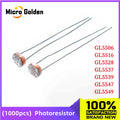 (1000pcs) LDR Photo Light Sensitive Resistor GL5506 5516 5528 5537 5539 5547 5549 5MM Photoresistor Photoelectric For Arduino