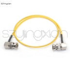 Ultra soft Video Cable, SDI thin Cable, camera monitor SDI Video signal Transmission Line BNC to BNC Yellow Green Black Color