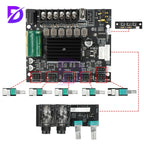 DC 12-24V MT21S Lead Version Ktv Microphone And Audio All-In-One Machine 2.1 Channel Bluetooth Amplifier Board 50W+50W+100W