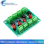 PC817 1 2 4 8 Channel Optocoupler Isolation Board Voltage Converter Adapter Module 3.6-30V Driver Photoelectric Isolated Module