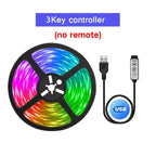 1-30M USB LED Strip Lights App Control Color Changing 5050 RGB Led Light TV Backlight Luces Led Flexible Lamp Tape for Room Deco