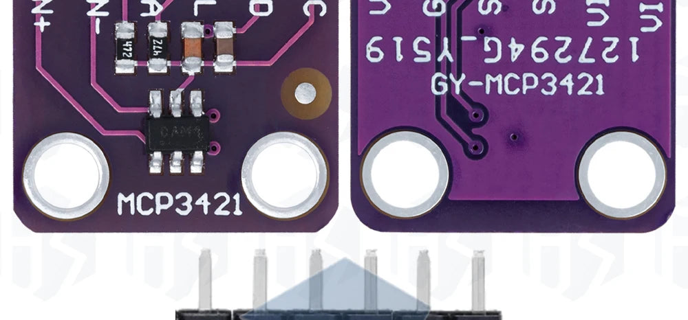 MCP3421 I2C SOT23-6 delta-sigma ADC Evaluation Module Board For PICkit Serial Analyzer Module GY-MCP3421