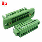 5/10Set 15EDGWC Pitch 3.81mm 2P/3P/4P/5P/6P/8P/9P Pluggable Terminal Block Connector JM15EDGKM 3.81mm Pitch