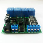 DC6.5-25V/5V 4CH Relay Control Board Opto Isolated NPN Input Digital Tube For Arduino Pro Mini Programmable Timer Module