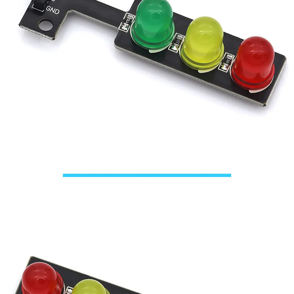 Mini 5V Traffic Light Module for Arduino 5mm LED RGB Set of 1/5/10 Pcs Electronic Learning Traffic Light System Model