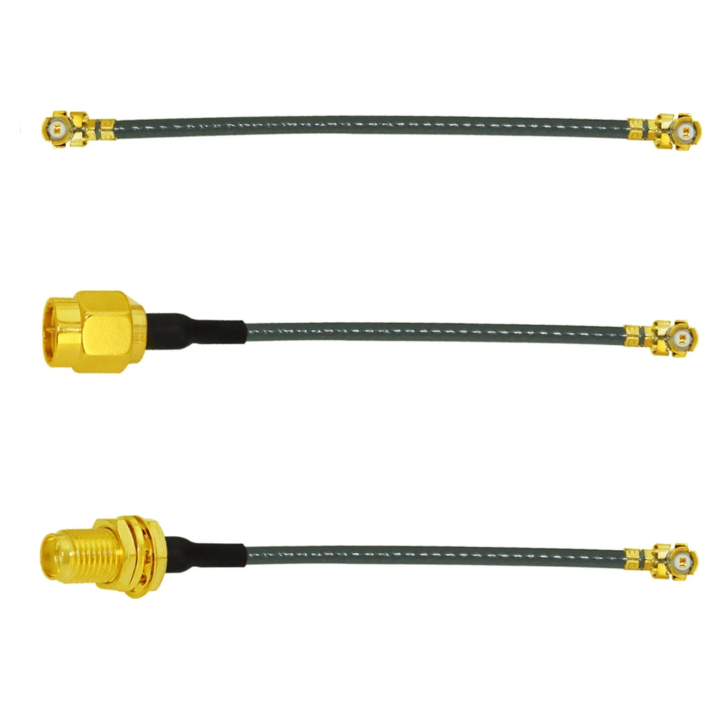 10cm/20cm/30cm U.FL Switch SMA Male Female Jack Pigtail Cable 1.37mm for PCI WIFI Card Wireless Router