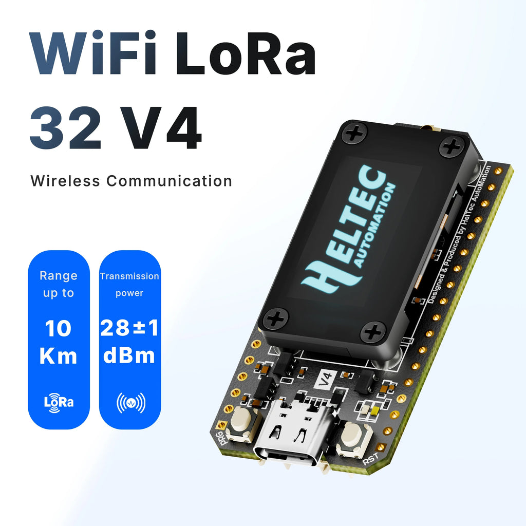 Heltec WiFi LoRa 32 V4 Development Board OLED Display ESP32-S3 SX1262 Chip WiFi BLE Low Power for Meshtastic IoT Devices Arduino