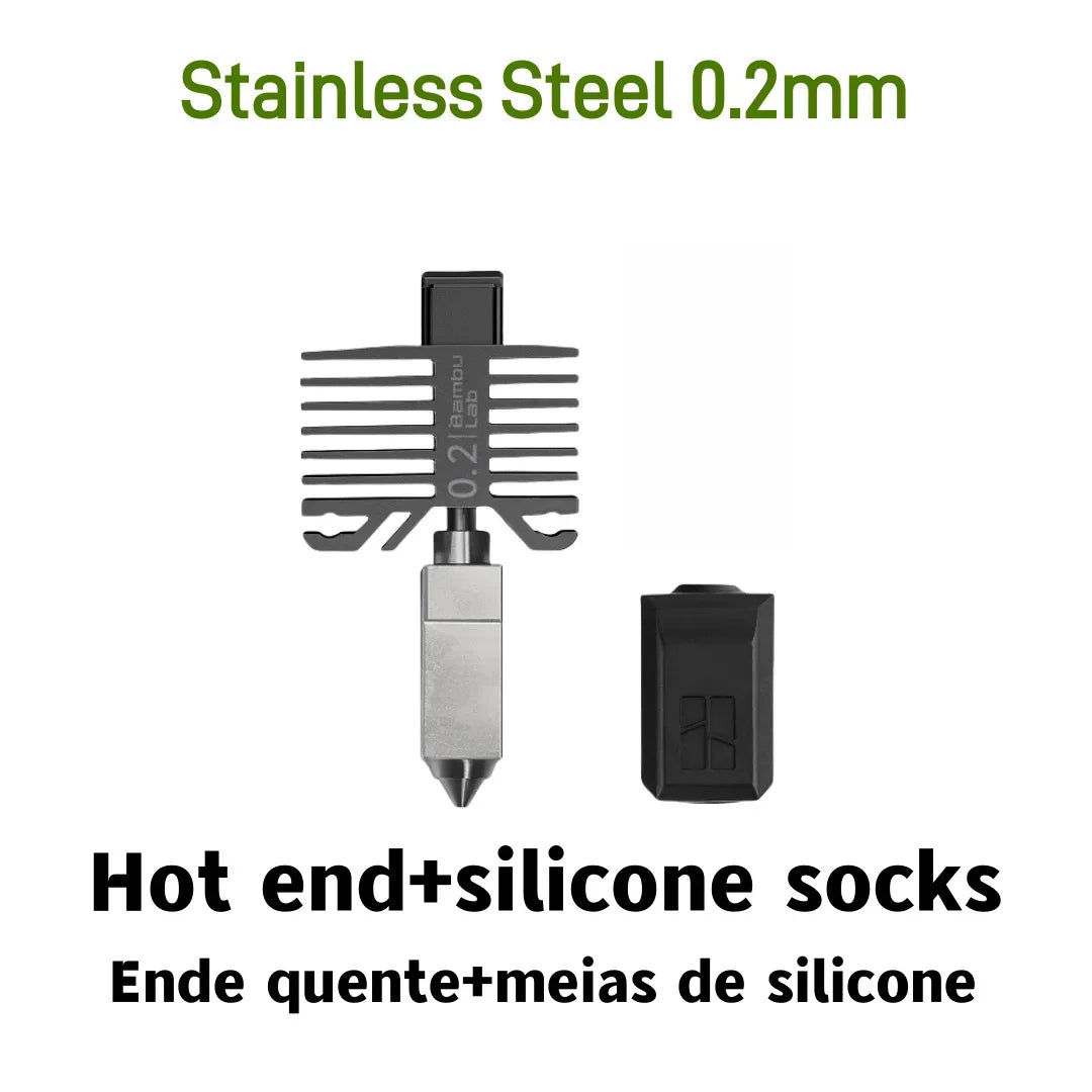 Original Hotend For Bambu Lab X1 X1C P1P P1S Hard Steel Nozzles Bamboo Bambulabs Combo Thermistor For bambu lab cooling fan
