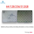 64G/128G/256G 512GB HDD Storage NAND Memory Flash chip For iPhone 8 8Plus X XS XSMax XR SE2020 11/11Pro/11ProMax 256GB 128GB