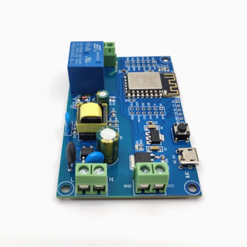 AC 220V DC 12V ESP8266 WIFI Single Relay Module esp8266 ESP-12F AC/DC UART Development board Remote Control Smart Home