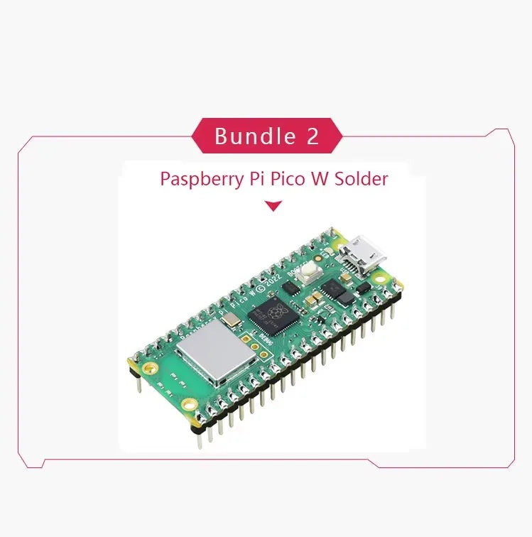 Original Raspberry Pi Pico W with Wireless WiFi Development Board, Pico or Pico H with Pin Header, Support MciroPython/C++