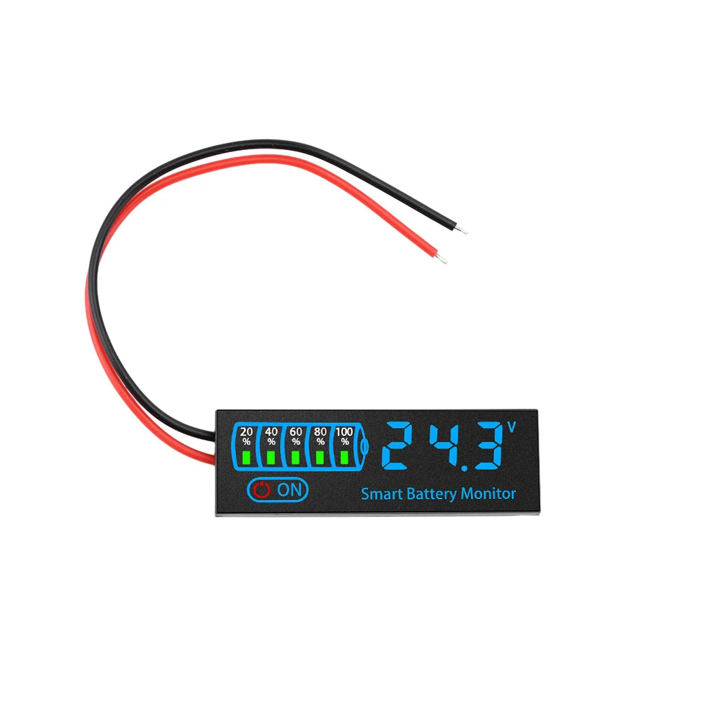 Intelligent Battery Display Lithium Battery Level Indicator DC 7-55V 18650 Lipo Li-ion Capacity Board DIY Charging Tester