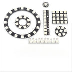 5V 1Bit 3 4Bit 7 8Bit 9 12Bit 16Bit 24Bit 32Bit 64 Bits WS2812 5050 RGB LED Ring Lamp Light + Integrated Drivers For Arduino Diy