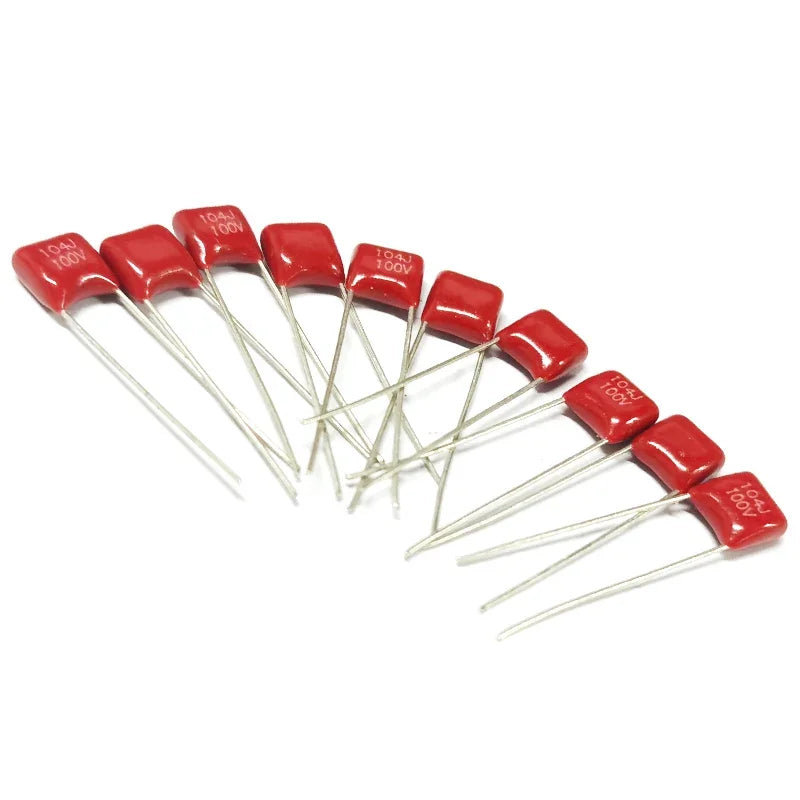 20-100PCS 100V CBB Capacitors Polypropylene Film Capacitor 104J 100nF 154J 150nF 224J 220nF 334J 330nF 474J 470nF