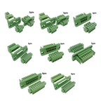 1Set 15EDGWC Pitch 3.81mm 2P/3P/4P/5P/6P/8P/9P Pluggable Terminal Block Connector JM15EDGKM 3.81mm Pitch