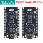 Upgraded ESP32 Development Board with USB-C Port, Equipped ESP32-D0WD-V3 Chip and 4MB Flash, 2.4GHz WiFi + BLE & Classic Bluetoo