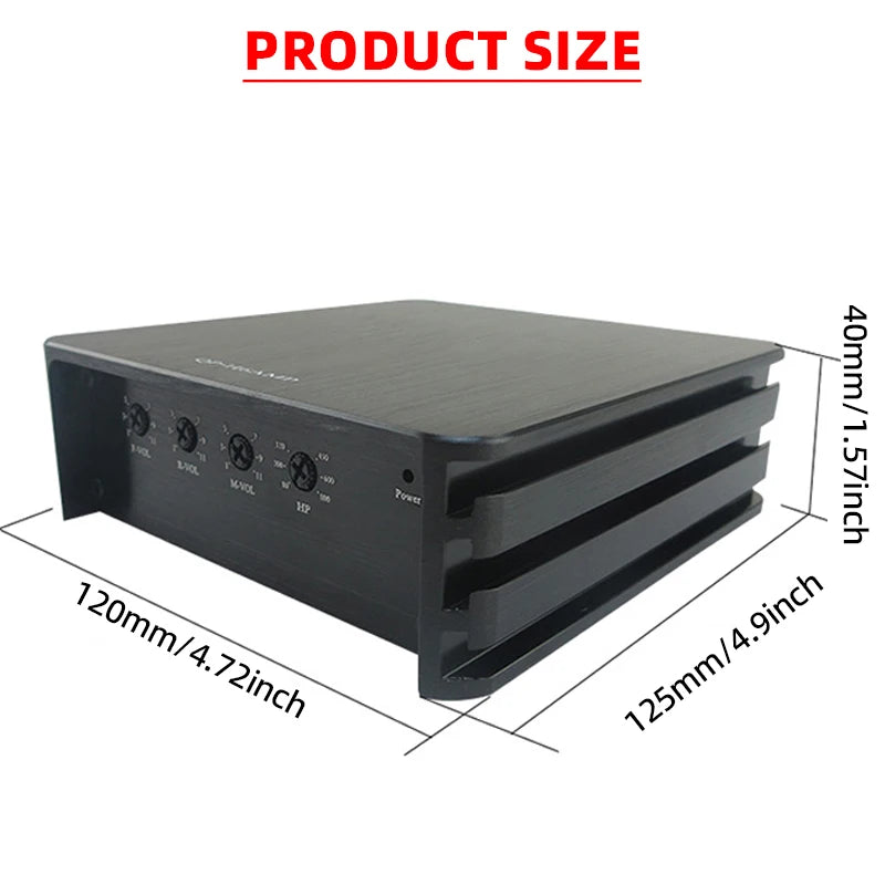 6 Channel Car Amplifier DSP Amplifier Car Audio System Dedicated Android Large Screen System, Amplified Woofer Lossless Upgrade