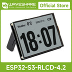 Waveshare ESP32-S3 4.2inch RLCD Development Board, 300×400, Supports Wi-Fi &BLE Dual-mode Communication And AI Voice Interaction