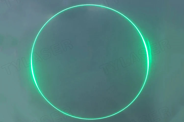 DOE 1 Ring Glass D20X90mm Focusable 520nm Green 10mW 30mW 50mW 80mW 135mW Laser Module for Cutting Positioning