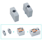 Wire Electrical Connectors PTFIX 2.5mm Wire Merging And Branching Device Push-in Terminal Block Connector Mount On Din Rail