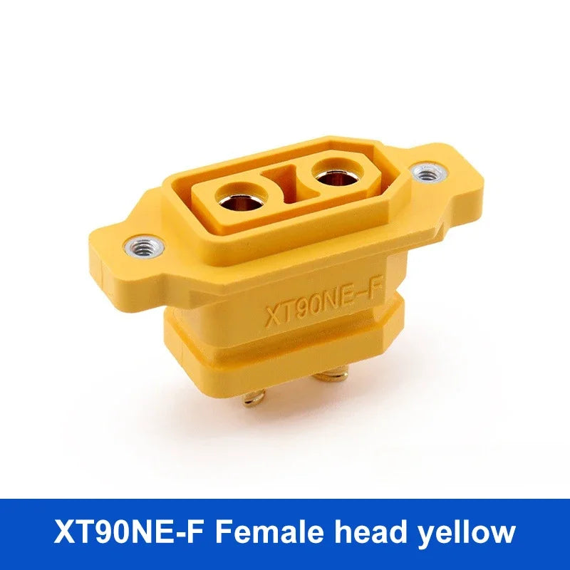30A XT90NE Lithium Battery Charging Connector Wire Fixed Female Head Welded Type Gold-plating XT90 Terminal Male New Energy Plug