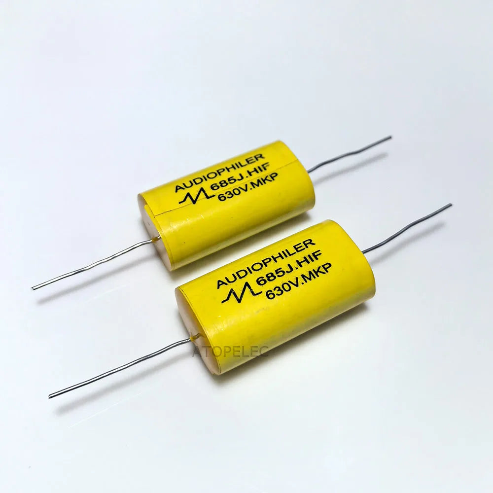 4pcs 630V 5% MKP Film Capacitor Audio Grade For Speaker Crossover 1/1.5/2.2/3.3/4.7/5.6/6.8/8.2/10/15 uF