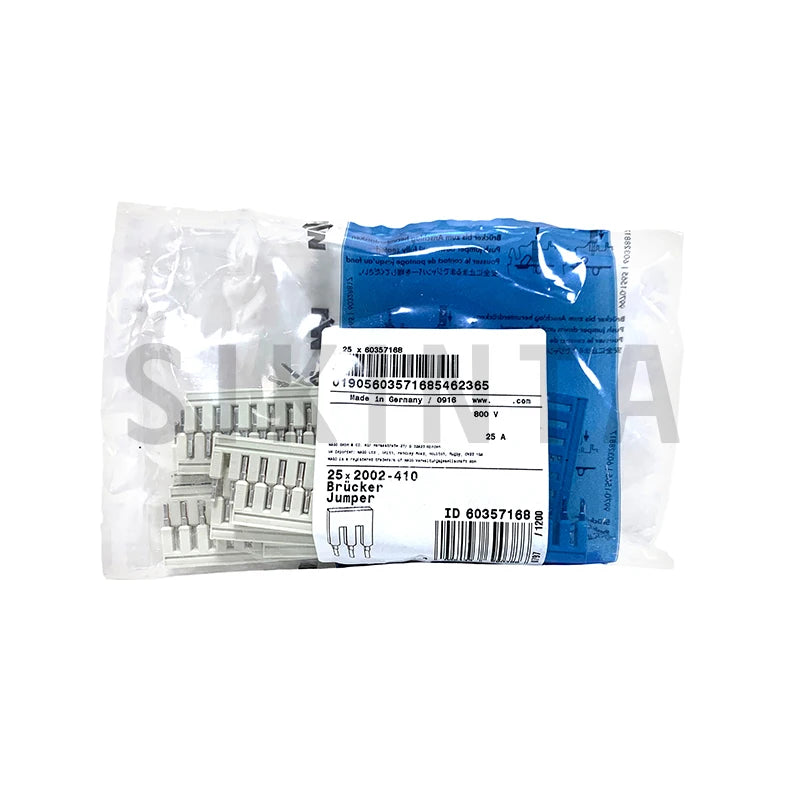 WAGO 2002-410 DIN Rail Terminal Jumper 10P Short Connect Bar For 2002 Series Terminal Blocks